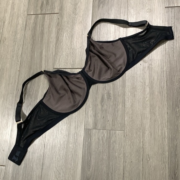 Soma Unbelievable Minimizer Black Underwire Sheer Cup Bra size 40G - Picture 7 of 12